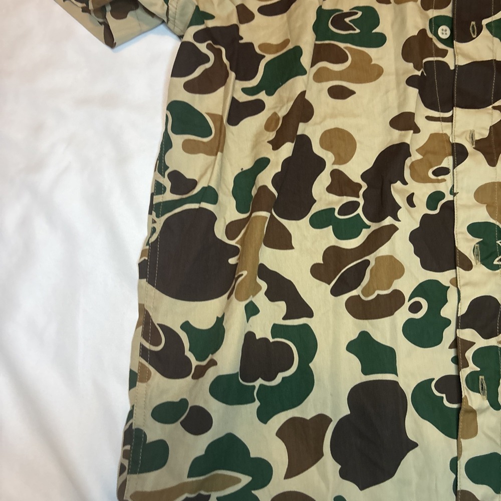 The North Face Shirt Mens XL Duck Camo Short Sleeve Pocket Button Up - Picture 9 of 16